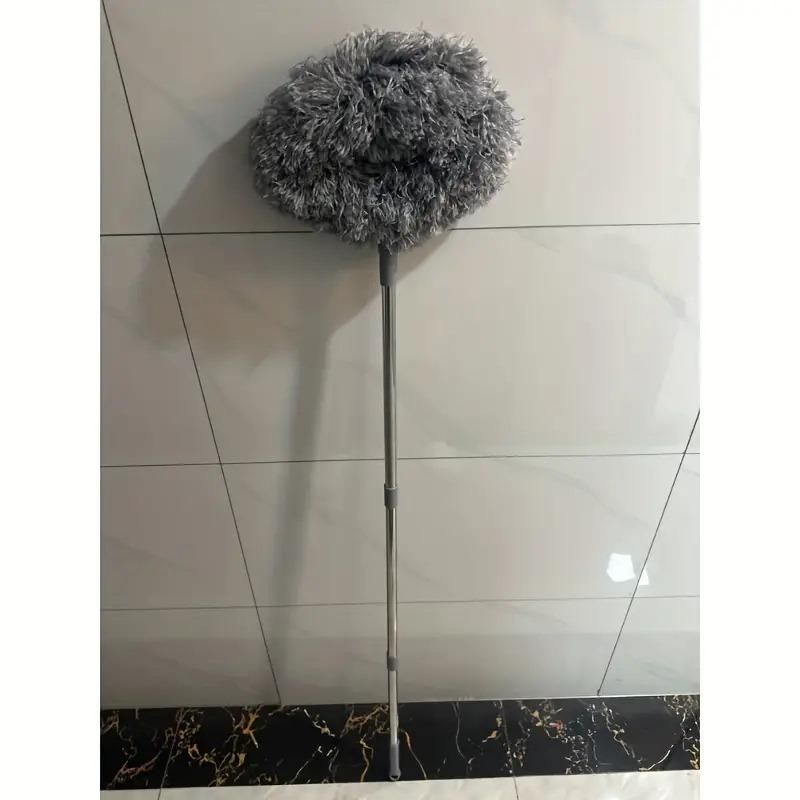 Fan Cleaner Brush with Long Rod Microfiber Feather Duster Extension Pole Adjusts Washable Duster for Fans Ceiling, Window Blinds, Furniture