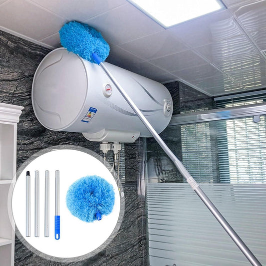 Fan Cleaner Brush with Long Rod Microfiber Feather Duster Extension Pole Adjusts Washable Duster for Fans Ceiling, Window Blinds, Furniture