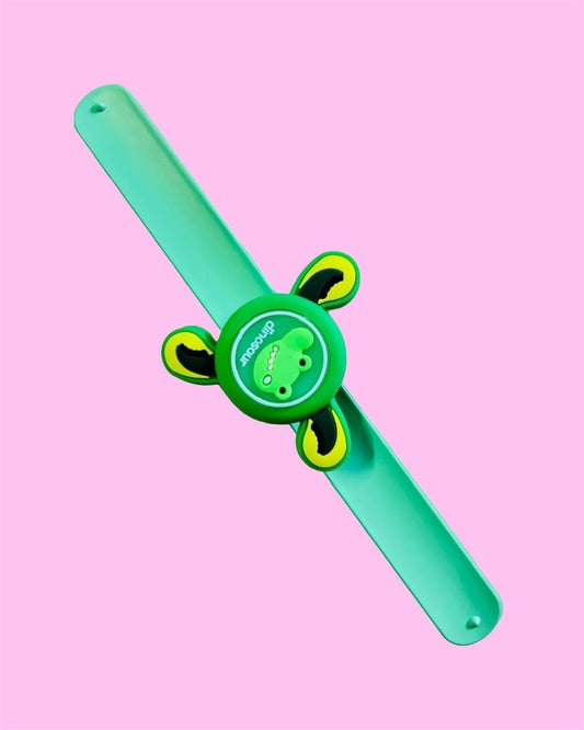 LED Light Kids Spinning Toy Boy Girl Spinning Slap Band Cartoon Bracelet Wrist Band with LED Light Up, Great Birthday Gift | Toys for Kids | Return Gift for Kids (Style 1)